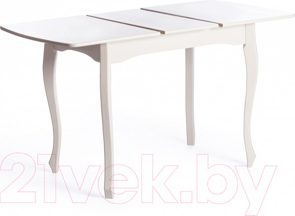 Изображение товара Обеденный стол Tetchair Caterina Provence 100+30x70x75 (бук/Ivory White)