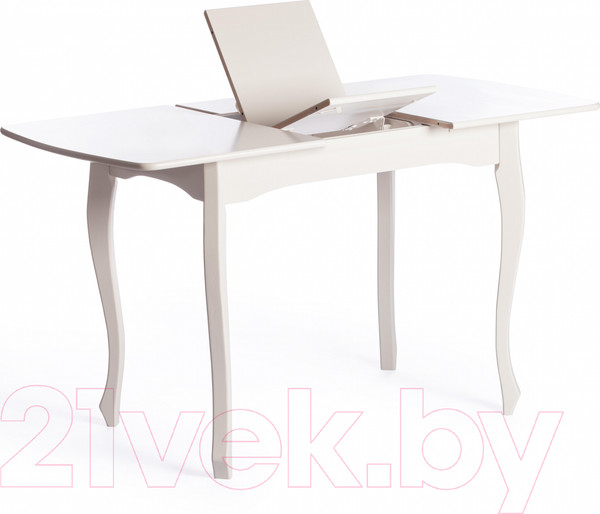 Изображение товара Обеденный стол Tetchair Caterina Provence 100+30x70x75 (бук/Ivory White)