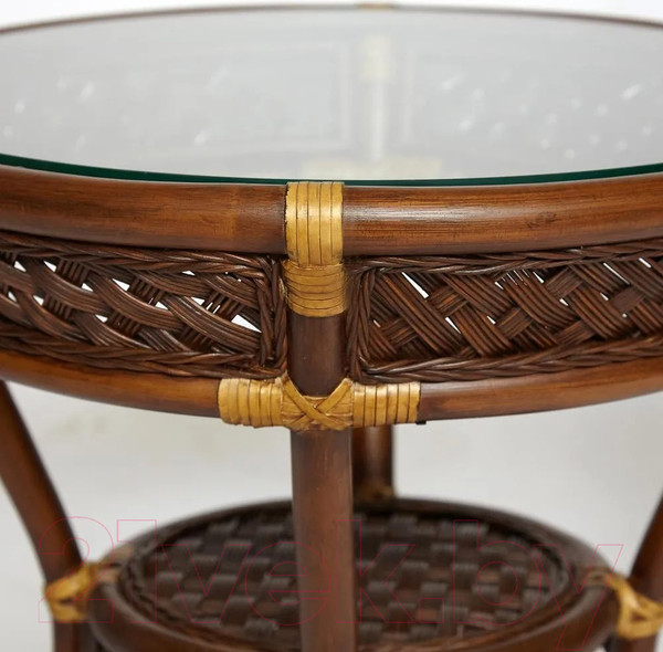 Изображение товара Комплект садовой мебели Tetchair Andrea (ротанг/античный орех)