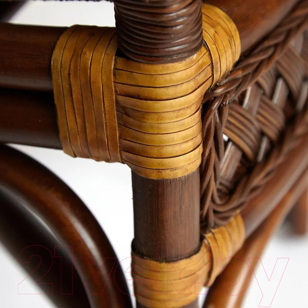 Изображение товара Комплект садовой мебели Tetchair Andrea (ротанг/античный орех)