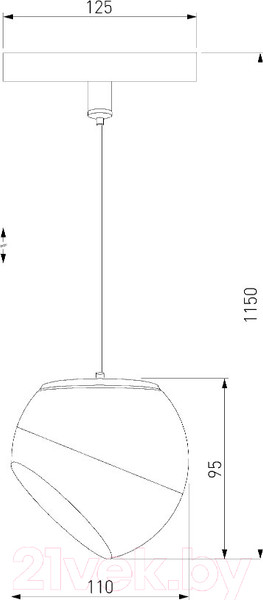 Изображение товара Трековый светильник Elektrostandard Lars 85033/01 (черный)