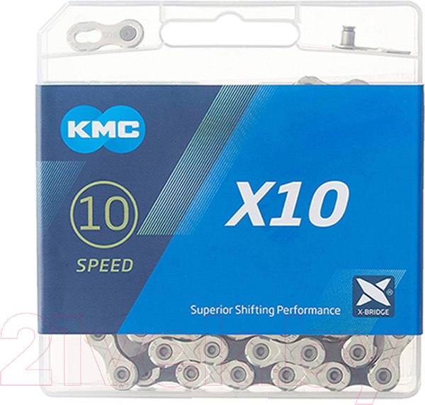 Изображение товара Цепь для велосипеда KMC X10 1/2"X11/128"X116L