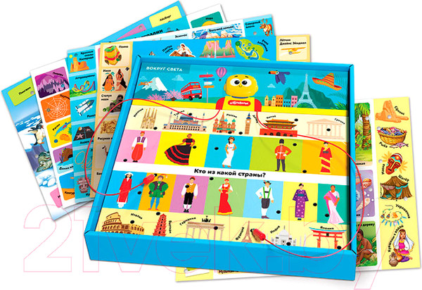Изображение товара Развивающая игра Азбукварик Вокруг света Электровикторина / 3179