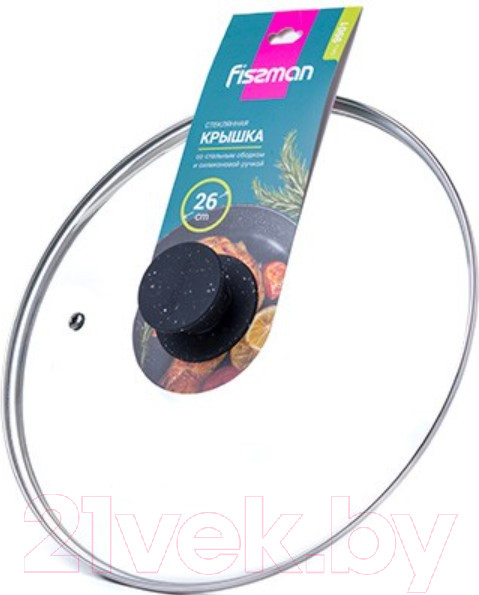 Изображение товара Крышка стеклянная Fissman 9901 (черный)
