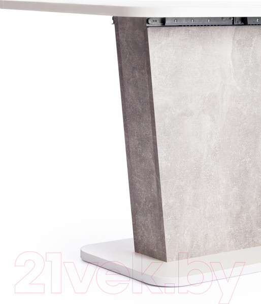 Изображение товара Обеденный стол Tetchair Gent 110-145x686x75.5 (белый/бетон)