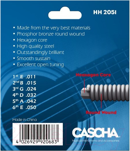Изображение товара Струны для акустической гитары Cascha HH-2051