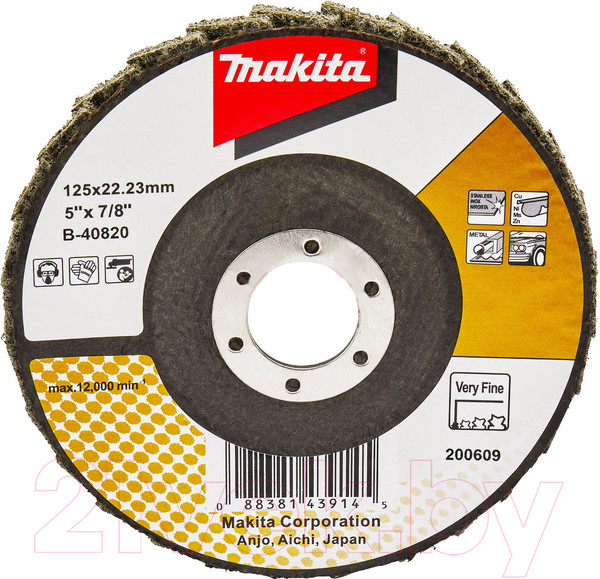 Изображение товара Шлифовальный круг Makita B-40820