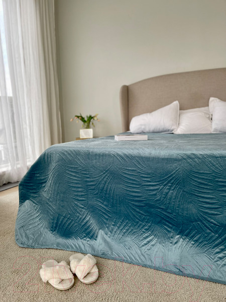 Изображение товара Покрывало Belezza Bali 200x220 (голубой)