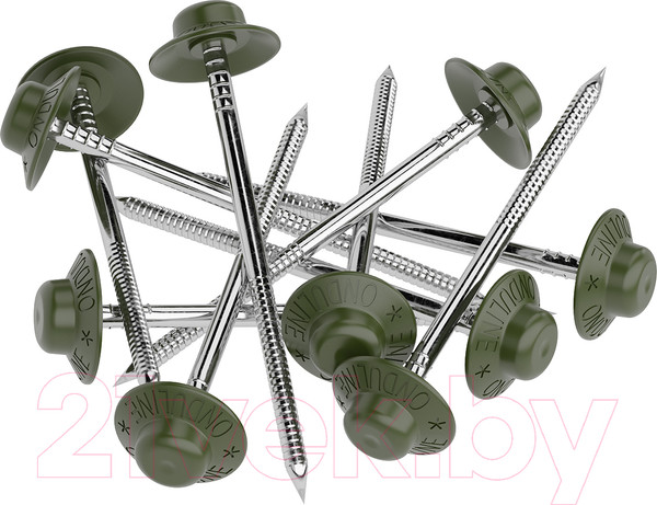 Изображение товара Гвоздь кровельный Onduline 3.1x75 (100шт, зеленый)