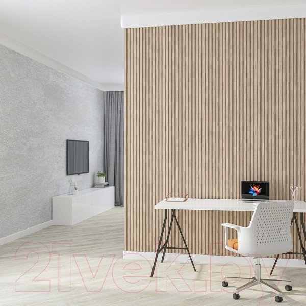 Изображение товара Реечная панель Grace МДФ 3D Line Modern L06 Дуб альпийский (2750х160х19мм)