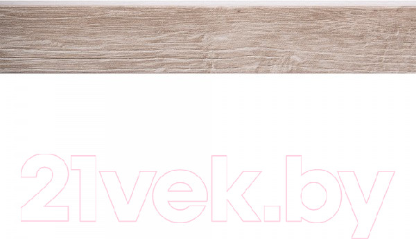 Изображение товара Финишная рейка для реечной панели Grace L03 Ель серебристая, с монтажной планкой в комплекте (2750х27х18мм)