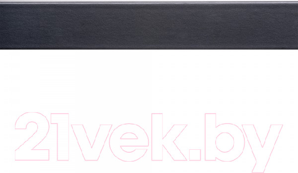 Изображение товара Финишная рейка для реечной панели Grace L04 Черная, с монтажной планкой в комплекте (2750х27х18мм)