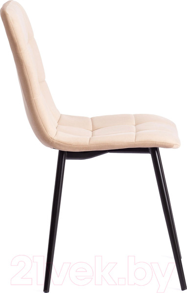 Изображение товара Стул Tetchair Chilly Max 45x54x90 (бежевый/черный)