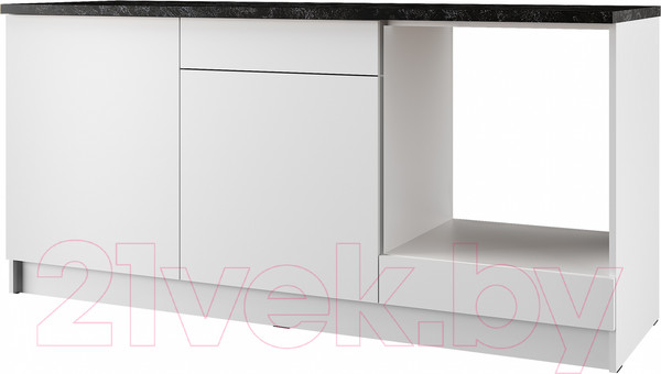 Изображение товара Шкаф-стол кухонный Eligard Urban ШСК 180 (белый/кастилло темный)