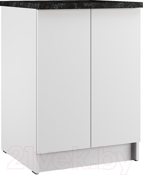 Изображение товара Шкаф-стол кухонный Eligard Urban ШСК2 60 (белый/кастилло темный)