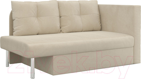 Изображение товара Тахта Mebel-Ars Алиса (бархат бежевый Star Velvet 6 Light Beige)