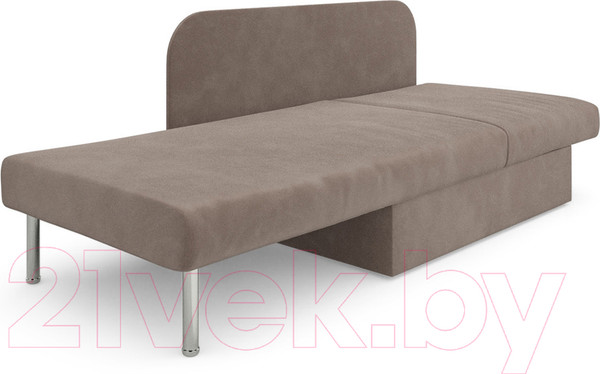 Изображение товара Тахта Mebel-Ars Алиса (бархат серо-шоколадный Star Velvet 60 Coffee)