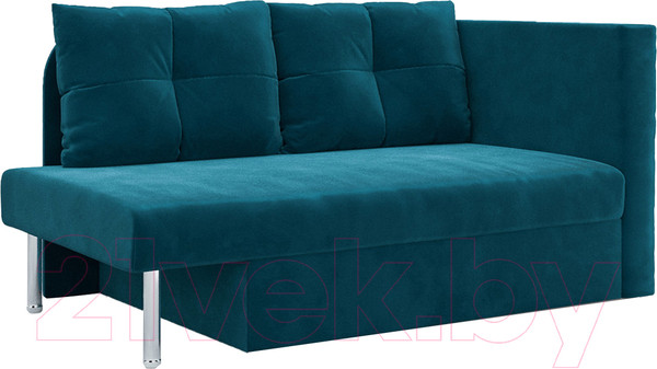 Изображение товара Тахта Mebel-Ars Алиса (бархат сине-зеленый Star Velvet 43 Black Green)