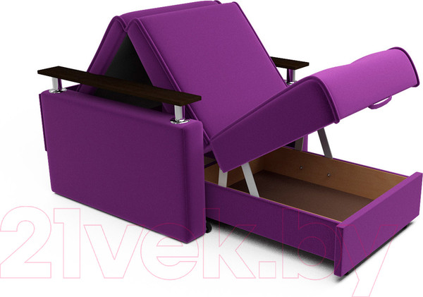 Изображение товара Кресло-кровать Mebel-Ars Шарк (фиолетовый)