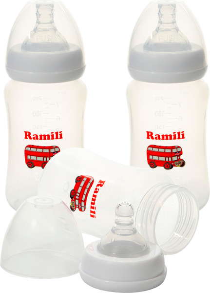 Изображение товара Набор бутылочек для кормления Ramili Baby ML240X3 (240мл, 3шт)