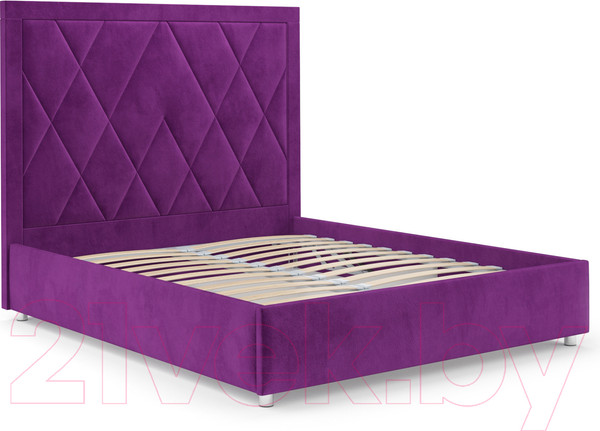 Изображение товара Двуспальная кровать Mebel-Ars Треви 160 (фиолетовый)