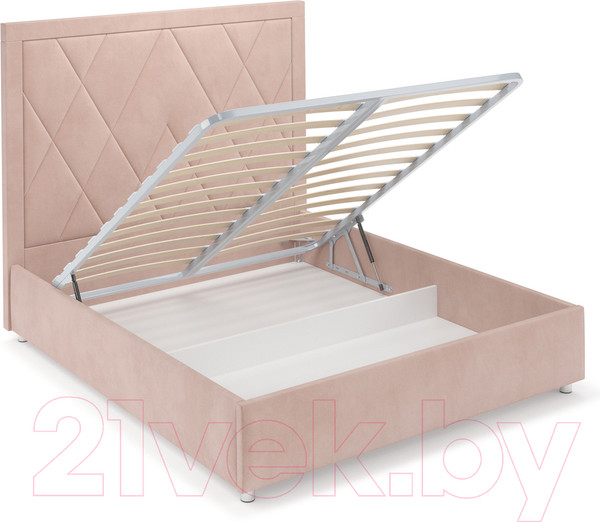 Изображение товара Двуспальная кровать Mebel-Ars Треви 160 (кордрой бежевый)