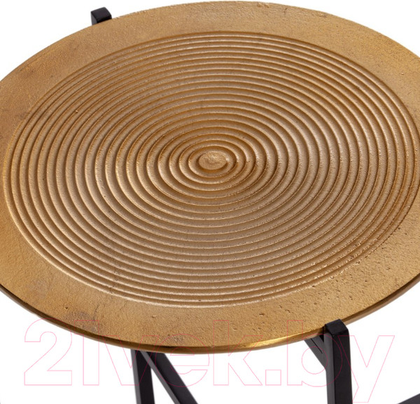 Изображение товара Журнальный столик Tetchair Secret De Maison Bloom (алюминиевый сплав/черный/античная медь)