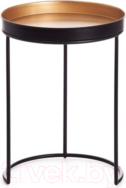 Изображение товара Комплект журнальных столиков Tetchair Secret De Maison Runa (алюминиевый сплав/черный/античная медь)