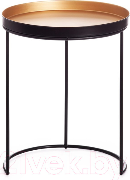 Изображение товара Комплект журнальных столиков Tetchair Secret De Maison Runa (алюминиевый сплав/черный/античная медь)