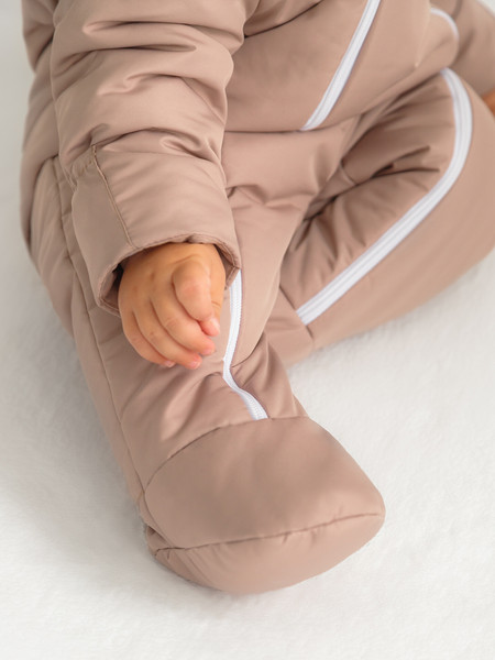 Изображение товара Комбинезон прогулочный детский Amarobaby Spring / AB-OD23-6201-BEG-62 (бежевый, р.62)