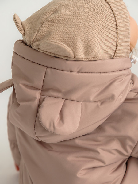 Изображение товара Комбинезон прогулочный детский Amarobaby Spring / AB-OD23-6201-BEG-62 (бежевый, р.62)