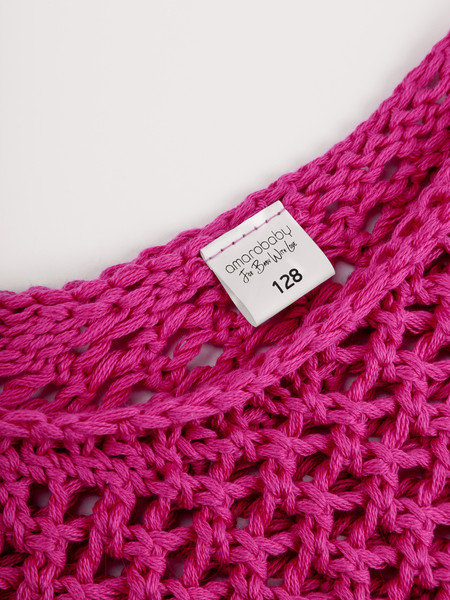 Изображение товара Джемпер детский Amarobaby Knit Trend / AB-OD21-KNITT2602/06-134 (розовый, р.134)