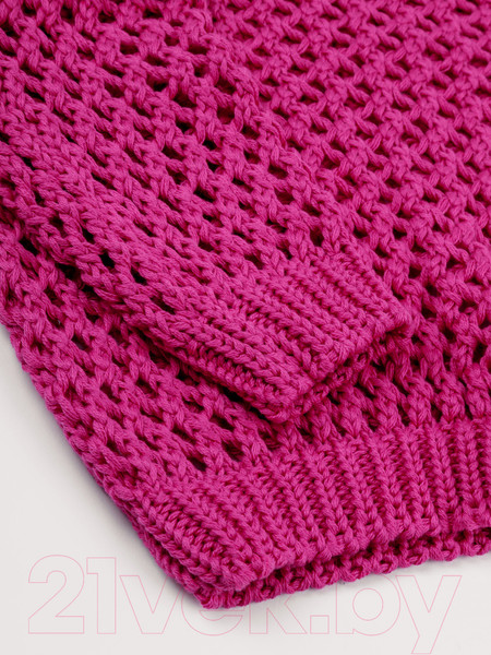 Изображение товара Джемпер детский Amarobaby Knit Trend / AB-OD21-KNITT2602/06-134 (розовый, р.134)