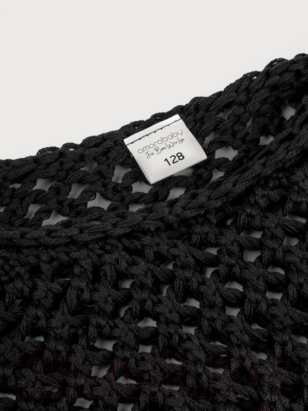 Изображение товара Джемпер детский Amarobaby Knit Trend / AB-OD21-KNITT2602/09-140 (черный, р.140)