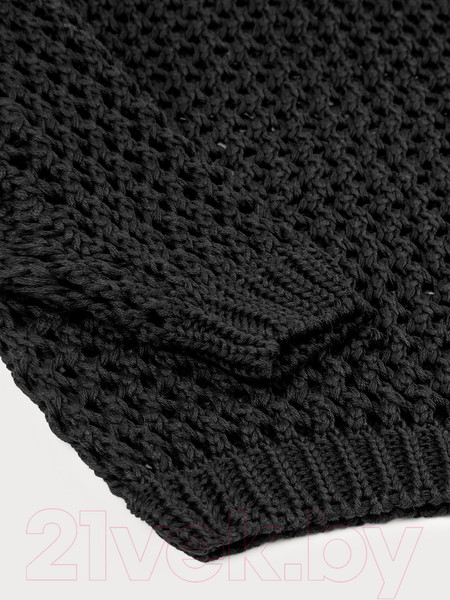 Изображение товара Джемпер детский Amarobaby Knit Trend / AB-OD21-KNITT2602/09-140 (черный, р.140)