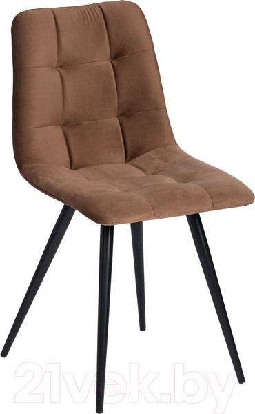 Изображение товара Стул Tetchair Chilly ткань/металл (коричневый Barkhat 12/черный)