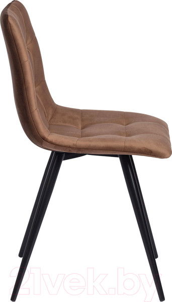 Изображение товара Стул Tetchair Chilly ткань/металл (коричневый Barkhat 12/черный)