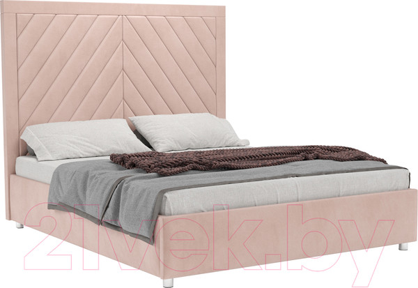 Изображение товара Двуспальная кровать Mebel-Ars Мишель 160 (кордрой бежевый)
