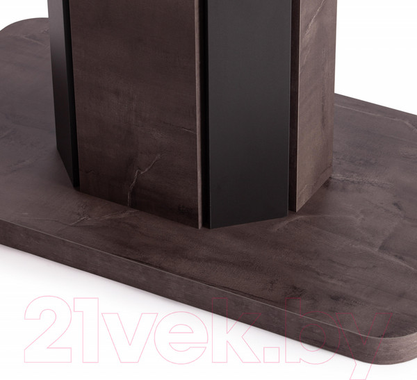 Изображение товара Обеденный стол Tetchair Skat 120-160x80x75 (оникс/графит)