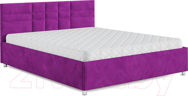 Изображение товара Полуторная кровать Mebel-Ars Нью-Йорк 140 (фиолетовый)