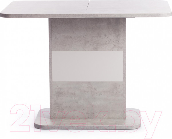 Изображение товара Обеденный стол Tetchair Smart 105-140x68.6х75 (белый бетон/белый)