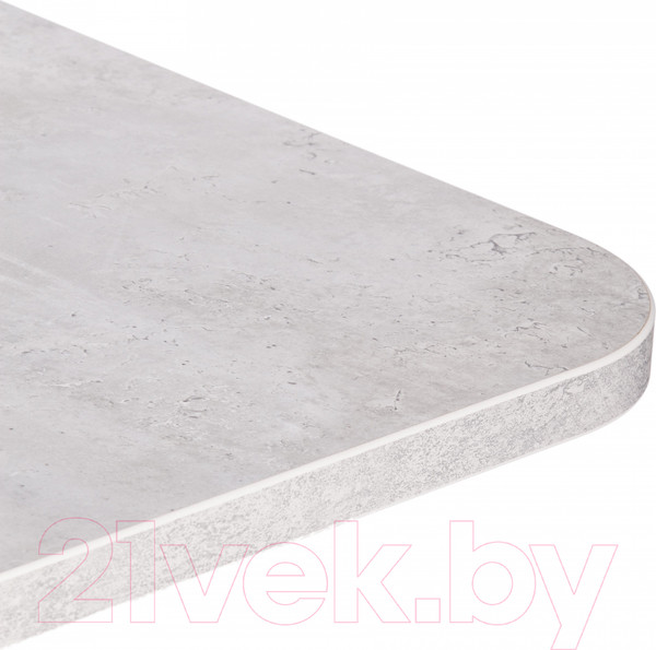 Изображение товара Обеденный стол Tetchair Smart 105-140x68.6х75 (белый бетон/белый)