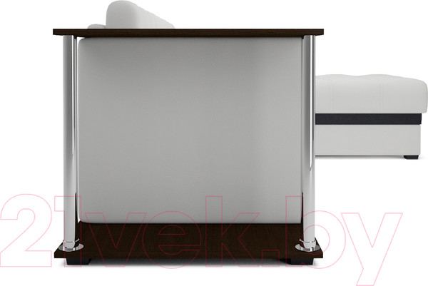 Изображение товара Диван угловой Mebel-Ars Атланта (экокожа белый)