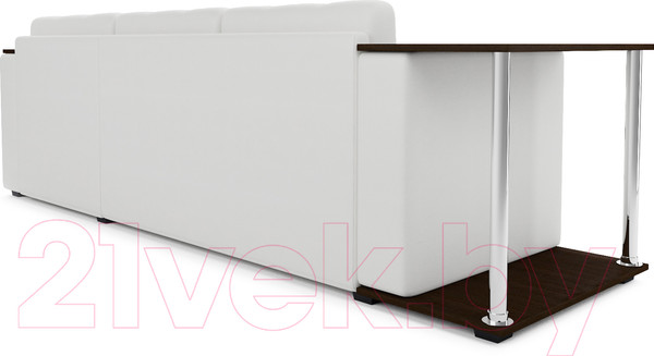 Изображение товара Диван угловой Mebel-Ars Атланта (экокожа белый)