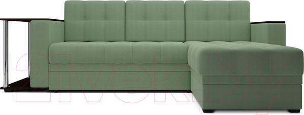 Изображение товара Диван угловой Mebel-Ars Атланта (зеленый)