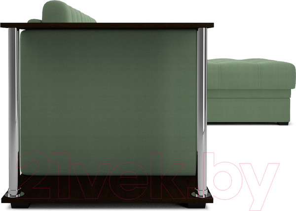 Изображение товара Диван угловой Mebel-Ars Атланта (зеленый)