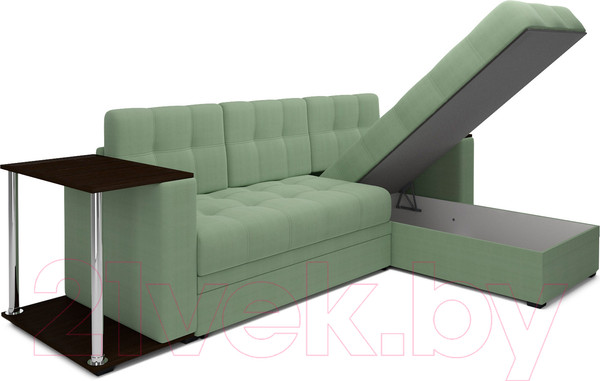 Изображение товара Диван угловой Mebel-Ars Атланта (зеленый)