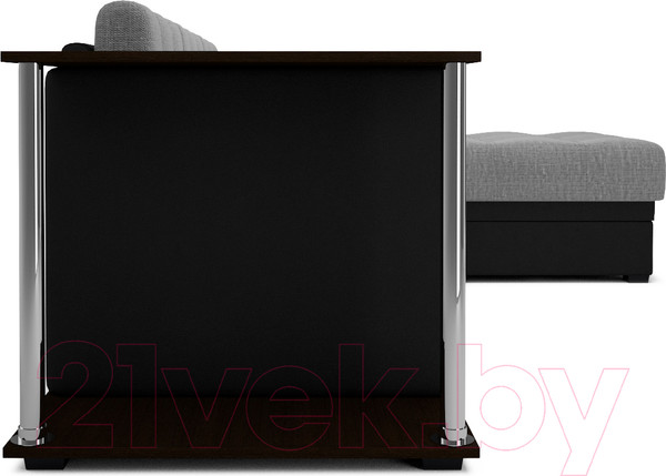 Изображение товара Диван угловой Mebel-Ars Атланта (рогожка серый)