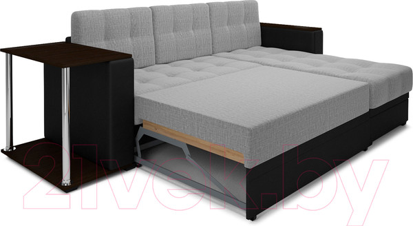 Изображение товара Диван угловой Mebel-Ars Атланта (рогожка серый)