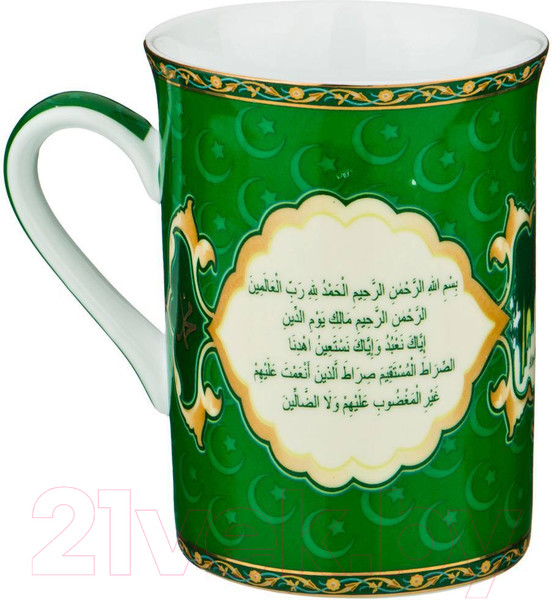 Изображение товара Кружка Lefard Аль-Фатиха / 85-1204 (зеленый)